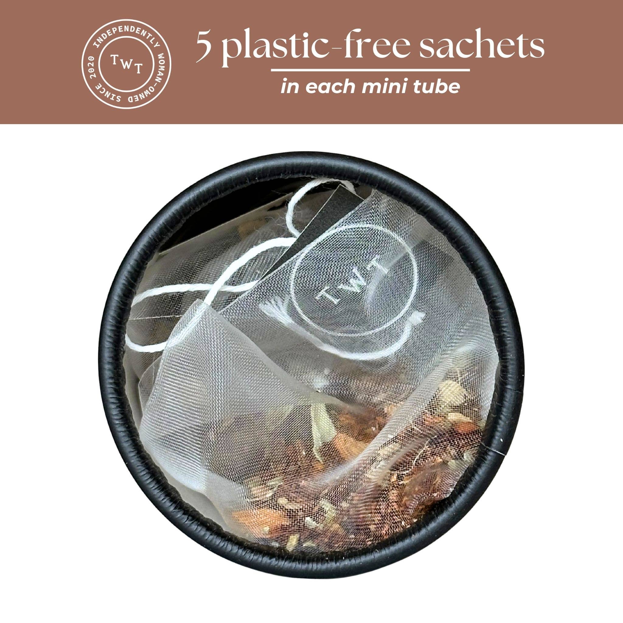 Tea With Tae Rooibos Chai Herbal Decaf Mini Tube Gift (5 tea bags)