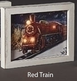 Roman Lighted Train Canvas
