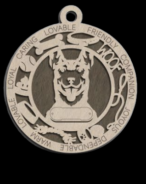 Belgian Malinois Ornament With Your Dogs Name Engraved